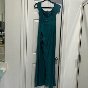 Long Green Dress